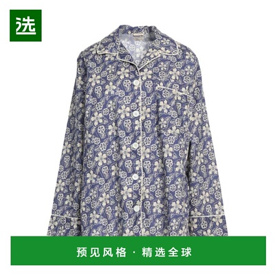 1h可退 【美国直邮】MASSIMO ALBA 花卉印花长衬衫 女士衬衫 100