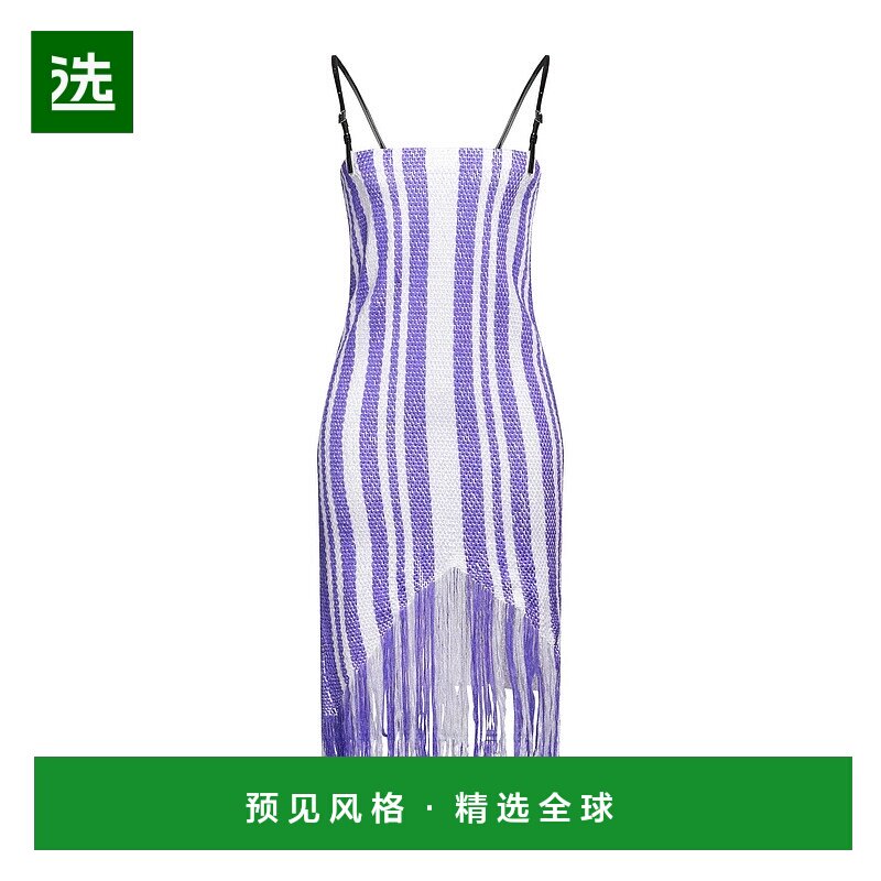 1h可退 香港直邮J.W. Anderson 女士 中长连衣裙 purple紫色 舒适