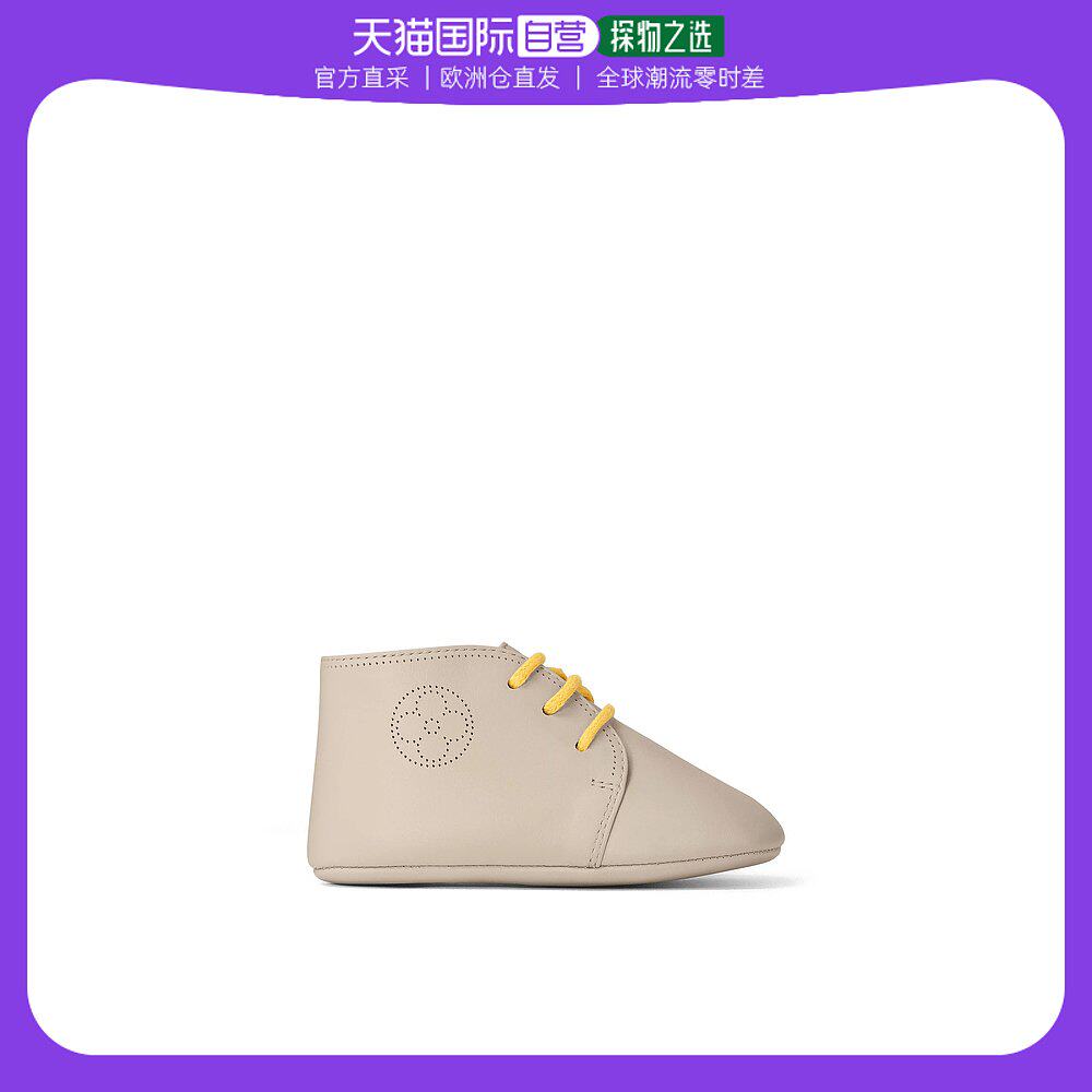 欧洲直邮louis vuitton路易威登浅棕色徽标皮鞋