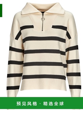 欧洲直邮Vero Moda 女士 VMSABA STRIPE LS HIGHNECK BLOUSE GA N