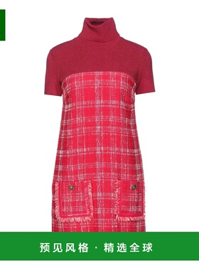 1h可退 香港直邮Elisabetta Franchi 女士 短款连衣裙 red红色 舒