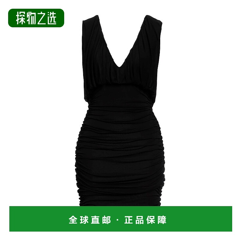 1h可退 香港直邮Saint Laurent 圣罗兰 女士 紧身连衣裙包臀裙