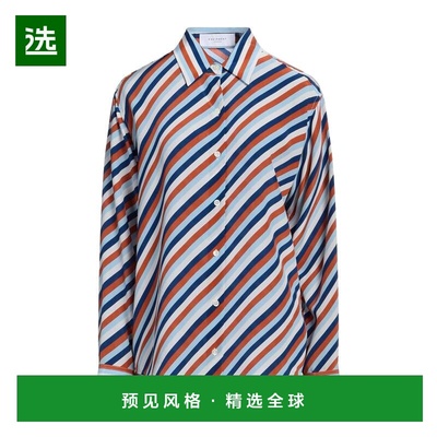 1h可退 香港直邮EQUIPMENT 女士 Blouses 真丝衬衫 blue蓝色 舒适