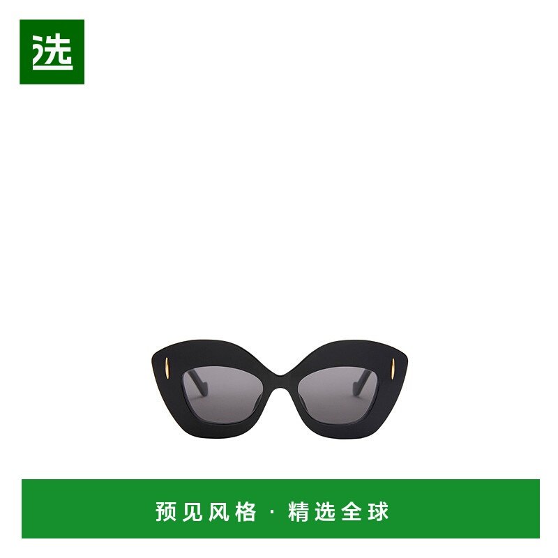 香港直邮Loewe 徽标复古太阳镜 G736SUNX02