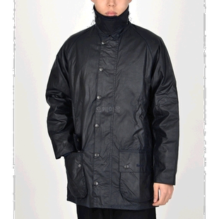 韩国直邮Barbour Beaufort Waxed Cotton Jacket 蜡棉夹克 男士海