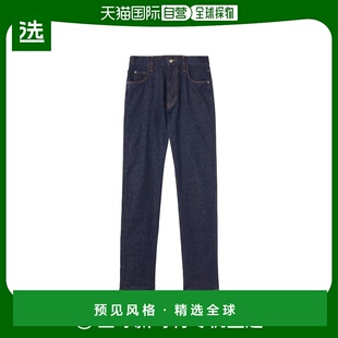 香港直邮Loro Piana 腰带环牛仔长裤 FAO4427牛仔裤直筒裤