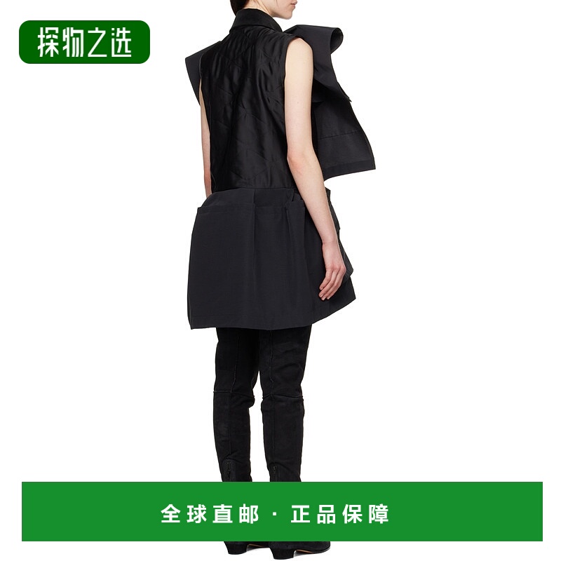 香港直邮Sacai 无袖连衣裙 2507878拼接