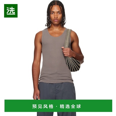 1h可退 香港直邮Lemaire 男士 灰褐色 Debardeur 背心 TO1465LK10