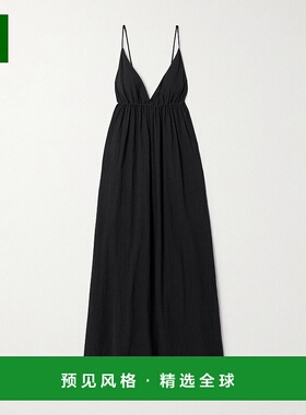 1h可退 香港直邮Staud 女士 Hanna 棉/薄纱长款连衣裙 S25P2255CZ