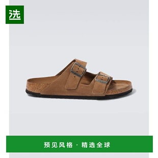1h可退 香港直邮Birkenstock 勃肯 男士 Arizona 绒面革凉鞋