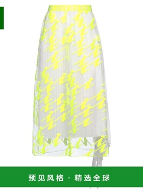 1h可退 香港直邮Iceberg 冰山 女士 中长半身裙 yellow黄色 舒适