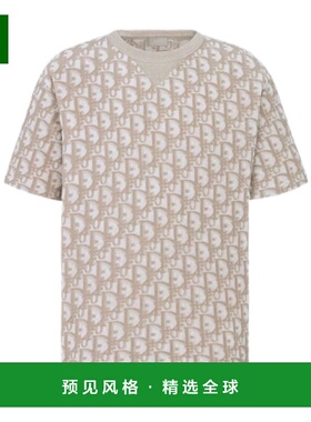 香港直邮Dior Dior Oblique 图案 T 恤 483J646A0906短袖