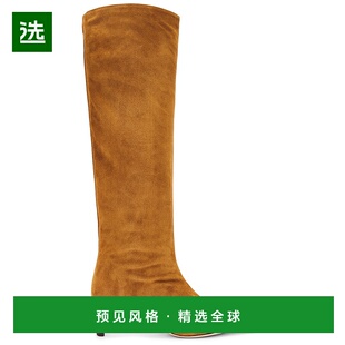 1h可退 香港直邮Staud 女士 Wally 靴子 341065 brown棕色 舒适时