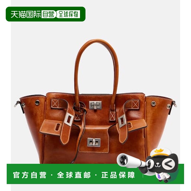 1h可退 香港直邮Balenciaga 巴黎世家 女士 Bel Air 迷你皮革手提
