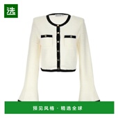 香港直邮SELF AW2024 SS24217JCWHITE PORTRAIT 女士针织毛衣