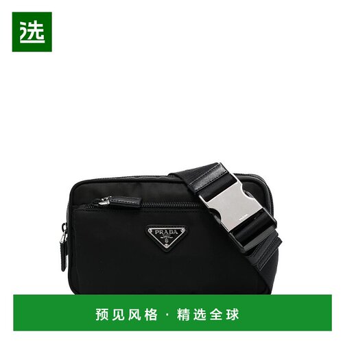 香港直邮Prada 徽标腰包 2VL9772DMGVWOO斜挎包