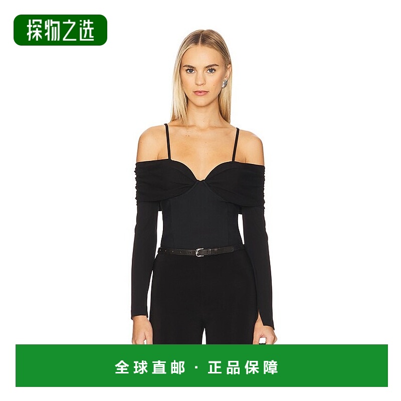 香港直邮Simkhai 女士 淡褐色长袖上衣 5252247D black黑色 舒适