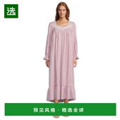 美国直邮 Eileen West 1h可退 棉人造丝法兰绒长袖 芭蕾舞礼服