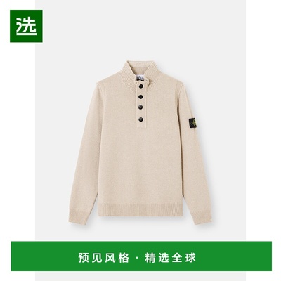 欧洲直邮STONE ISLAND (2025新品) 5100040 LAMBSWOOL拉链