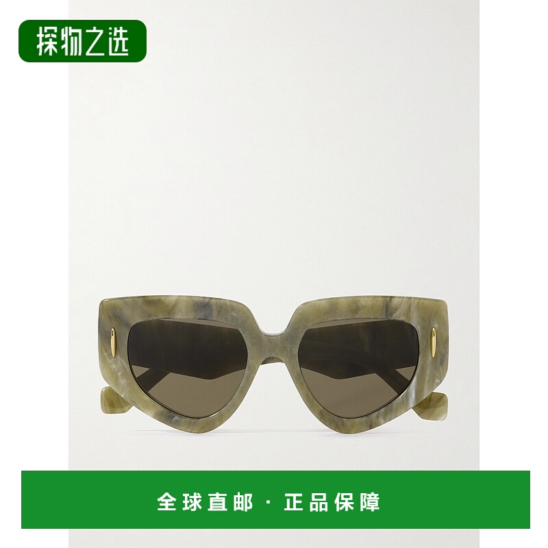 香港直邮LOEWE 罗意威 女士 猫眼醋纤太阳眼镜 LW40155I60E