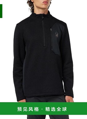 1h可退 【美国直邮】Spyder Bandit 1 2 Zip 男装毛呢大衣 轻质针