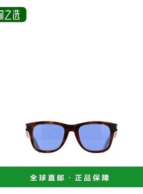 香港直邮Saint Laurent 徽标圆形框太阳镜 SL51RIM