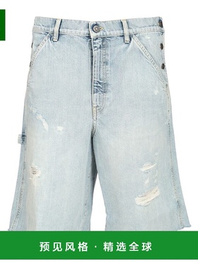 香港直邮Golden Goose Deluxe Brand 腰带环牛仔短裤 GMP02080.P0