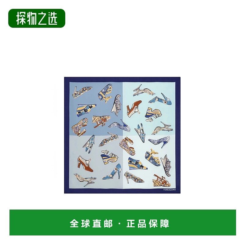 香港直邮Salvatore Ferragamo Genio 印花围巾 310231菲拉格慕