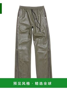 香港直邮Acne Studios 拉链皮裤 BK0663卫裤休闲裤束脚裤