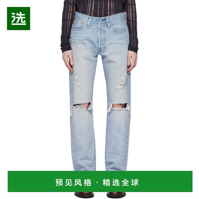 Levi'S 李维斯 男士 蓝色 501 Original Fit 牛仔裤 00501