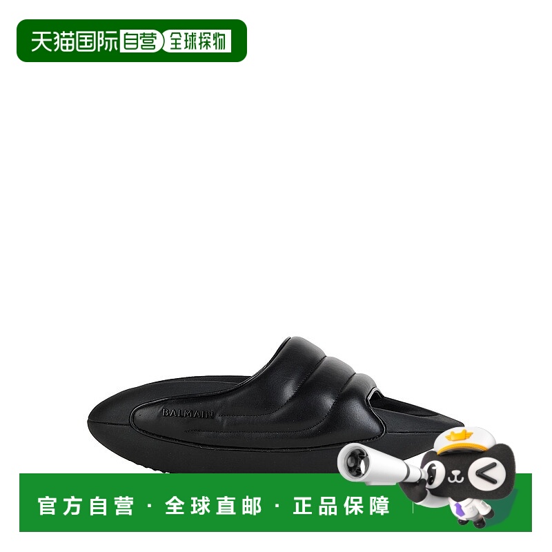 1h可退 香港直邮Balmain 巴尔曼 男士 凉鞋 black黑色 舒适时尚