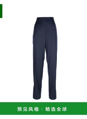 香港直邮PRADA 女士休闲裤 P277I16PSF0008 SS2025 蓝色 PANTALON