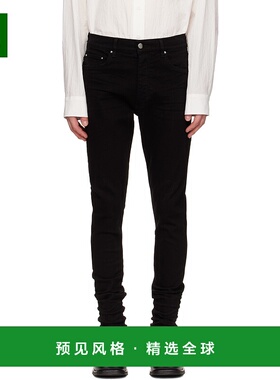 1h可退 香港直邮AMIRI 男士 黑色 Stack 牛仔裤 PXMD002 舒适时尚