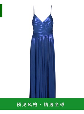 香港直邮Retrofete 女士连衣裙 4075CBLT AW2025 蓝色 Long lamÃ©