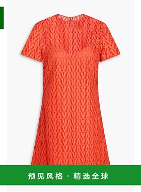 香港直邮valentino 华伦天奴 女士 凸纹蕾丝迷你连衣裙 B3VAXJ26W