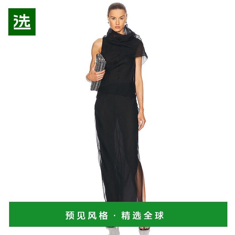 1h可退 香港直邮KHAITE 女士 Jeanty 连衣裙 54863001 black黑色,女装/女士精品,礼服/晚装,淘宝优惠券,粉丝福利购,淘宝优惠卷