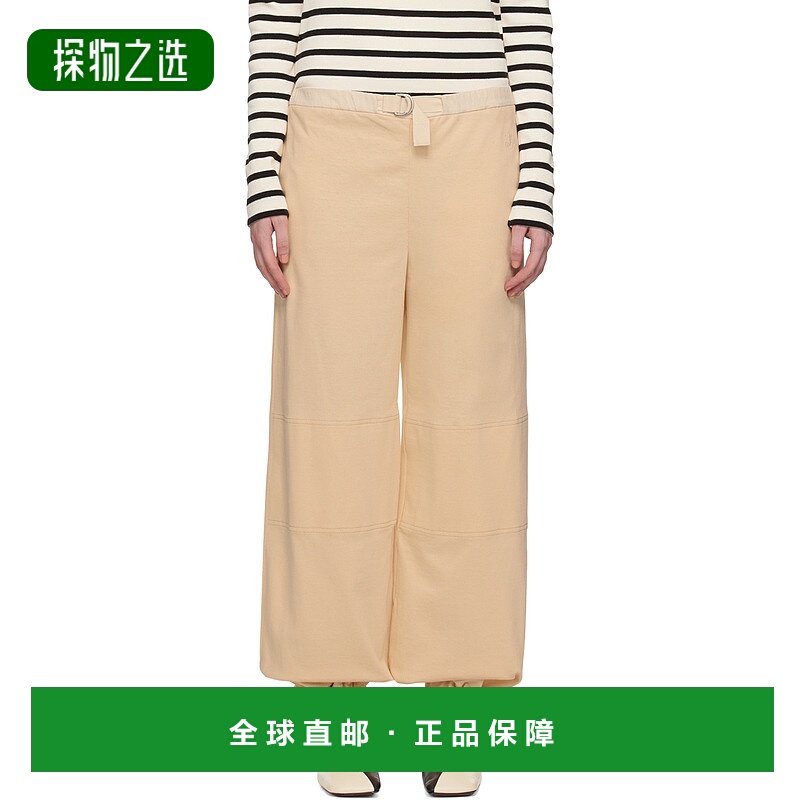 香港直邮Jil Sander 两口袋束带休闲裤 J40KA0185-J20148