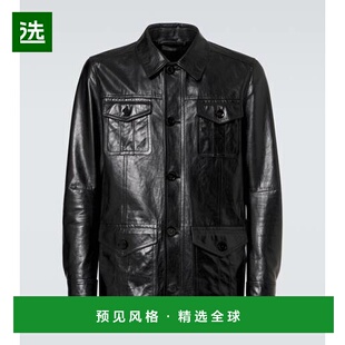 皮革军装 香港直邮Tom 男士 汤姆·福特 夹克汤姆福特 Ford