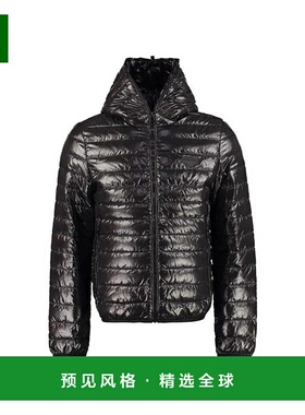 香港直邮Duvetica 黑色连帽羽绒服 U5030010S001035R