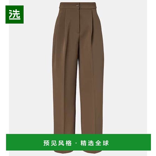 1h可退 香港直邮The Frankie Shop 女士 Doyer 阔腿裤 brown棕色