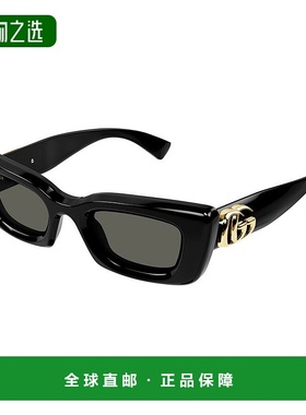 1h可退 香港直邮Gucci 古驰 女士 GG1827S col. 001 全黑灰色太阳