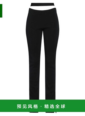 1h可退 香港直邮ANDREĀDAMO 女士 休闲长裤 black黑色 舒适时尚