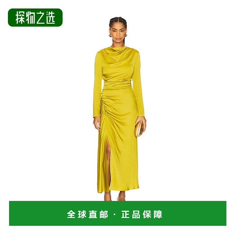 1h可退 香港直邮Simkhai 女士 Odessa 中长连衣裙 5251219Q