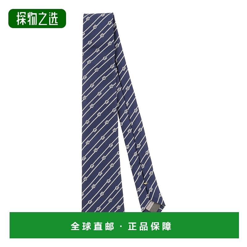 香港直邮Canali 康钠丽 男士 蝴蝶结领带 blue蓝色 舒适时尚