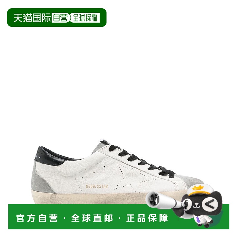 1h可退 香港直邮GOLDEN GOOSE 男士 白色 Super-Star 运动鞋 GMF0