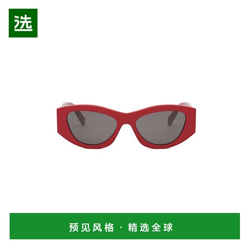 1h可退 香港直邮Celine 思琳 女士 全框太阳镜 CL40308U red红色图片