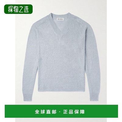 1h可退 香港直邮Our Legacy 男士 Rue 亚麻棉混纺毛衣 M2253RBPow