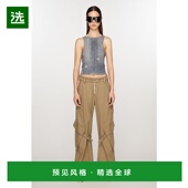 cargo休闲裤 欧洲直邮ACNE 女士背带裤 Pantalon STUDIOS 艾克妮