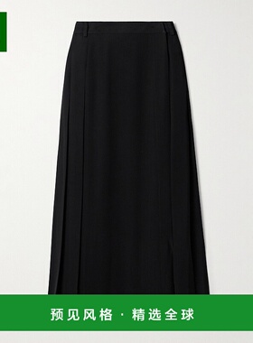 1h可退 香港直邮TOTÊME 女士 褶裥绉纱长款裹式半身裙 254WRB1012