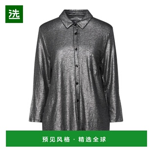 香港直邮Majestic Filatures 女士 亚麻衬衫 grey灰色 舒适时尚